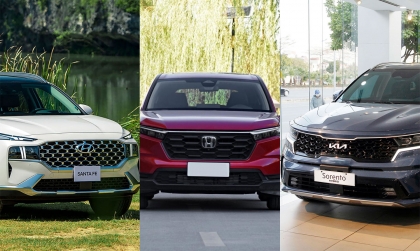 Cuộc chơi Crossover hybrid tại Việt Nam: Honda CR-V e:HEV, Hyundai Santa Fe Hybrid hay KIA Sorento HEV?